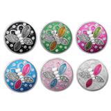 Alloy Button Best Friends Butterfly Charms VNC033 VNISTAR Snap Button Charms