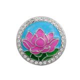 Lotus Snap Button Charms VNC036 VNISTAR Snap Button Charms