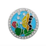 Nature Butterfly Snap Button Charms VNC039 VNISTAR Snap Button Charms